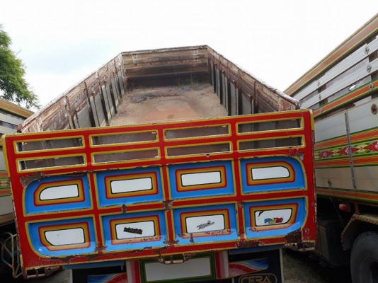 รถพ่วง 24 ล้อ Hino 320 แรง ปี 49 กระบะดัมพ์แม่ลูก 3 เพลาอู่ซีทีทรัค ทะเบียนพร้อม