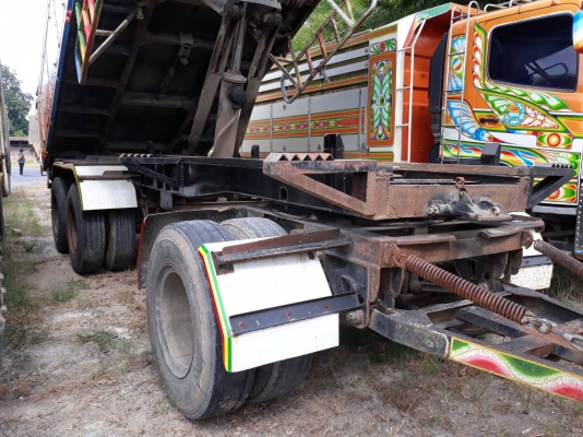 รถพ่วง 24 ล้อ Hino 320 แรง ปี 49 กระบะดัมพ์แม่ลูก 3 เพลาอู่ซีทีทรัค ทะเบียนพร้อม