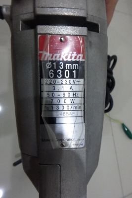 สว่านเหล็ก Makita 6301 ของแท้ 4 หุน สภาพของใหม่ มีจำปา