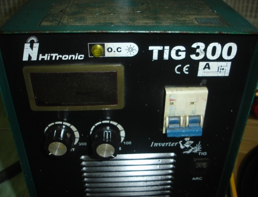 ขายเครื่องเชื่อมไฟฟ้า 2ระบบ ยี่ห้อ HITRONIC รุ่น TIG300 รุ่นงานหนัก