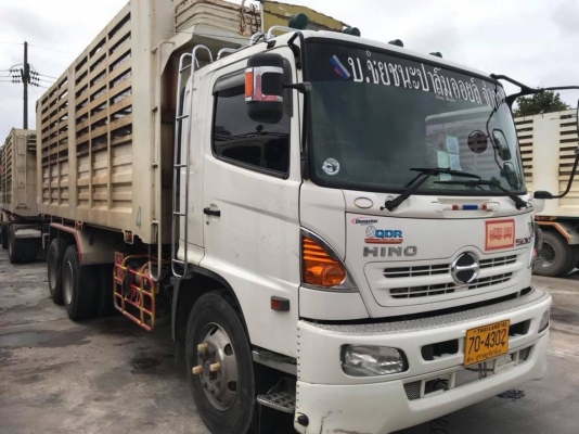 Hino FM8J เครื่อง 251 แรง ปี 57 แม่เดี่ยวกระบะดัมพ์ มีระบบลากพ่วง ไมล์ 115,xxx รถวิ่งปาล์ม Hino FM8J เครื่อง 251 แรง ปี 57 แม่เดี่ยวกระบะดัมพ์ มีระบบลากพ่วง ไมล์ 115,xxx รถวิ่งปาล์ม