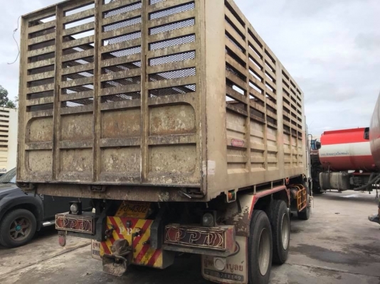 Hino FM8J เครื่อง 251 แรง ปี 57 แม่เดี่ยวกระบะดัมพ์ มีระบบลากพ่วง ไมล์ 115,xxx รถวิ่งปาล์ม Hino FM8J เครื่อง 251 แรง ปี 57 แม่เดี่ยวกระบะดัมพ์ มีระบบลากพ่วง ไมล์ 115,xxx รถวิ่งปาล์ม