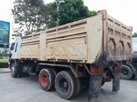 HINO FM3M เครื่อง 240 แรง ปี 40 แม่เดี่ยวกระบะดั้มพ์สามมิตร คัสซีสวย ยางดี ทะเบียนพร้อม