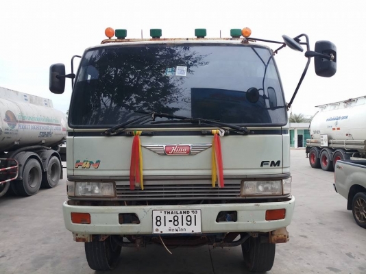 HINO FM3M เครื่อง 240 แรง ปี 40 แม่เดี่ยวกระบะดั้มพ์สามมิตร คัสซีสวย ยางดี ทะเบียนพร้อม