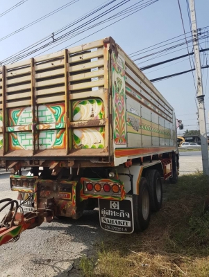 Isuzu 360 แรง ปี 54 แม่ลูกกระบะดัมพ์มิเนียมอู่สหกิจ ลูก 3 เพลาแท้ ทะเบียนพร้อม