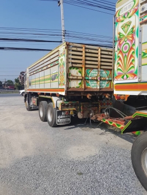 Isuzu 360 แรง ปี 54 แม่ลูกกระบะดัมพ์มิเนียมอู่สหกิจ ลูก 3 เพลาแท้ ทะเบียนพร้อม