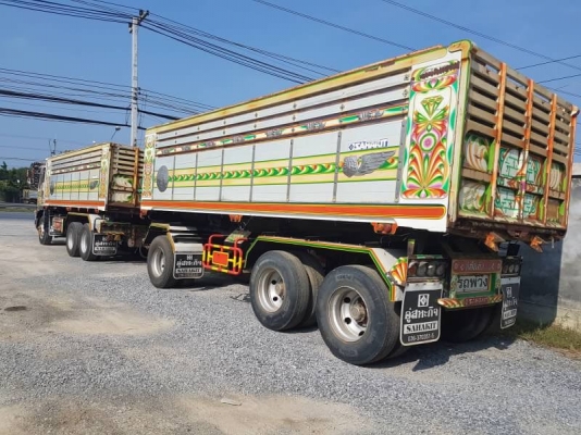 Isuzu 360 แรง ปี 54 แม่ลูกกระบะดัมพ์มิเนียมอู่สหกิจ ลูก 3 เพลาแท้ ทะเบียนพร้อม