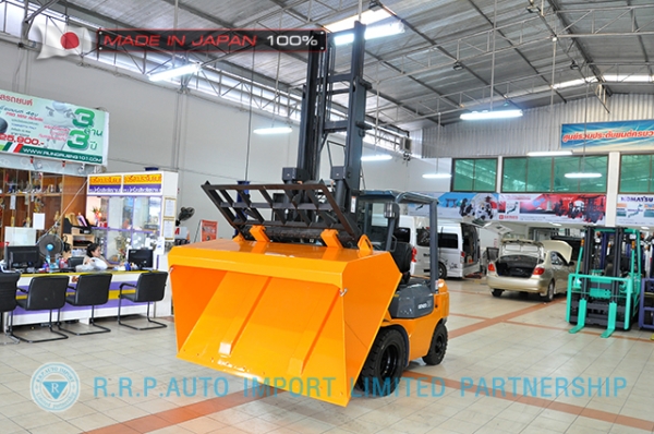 ขายรถโฟล์คลิฟท์มือสอง TOYOTA รุ่น 7FD25-16855 นำเข้าจากประเทศญี่ปุ่น 100\% ไม่เคยใช้งานในไทย