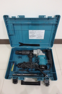 สกัดไฟฟ้า แย็ก มากีต้าร์ Makita 17 mm. HM0810TA ของแท้ ญี่ปุ่น สภาพใหม่มาก มีดอก กล่อง พร้อมใช้งาน