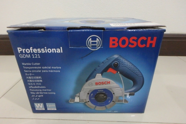 เลื่อย เครื่องตัดหินอ่อน (ตัวตัดน้ำ) Bosch ของแท้ รุ่น GDM 121 ของใหม่ มือหนึ่ง