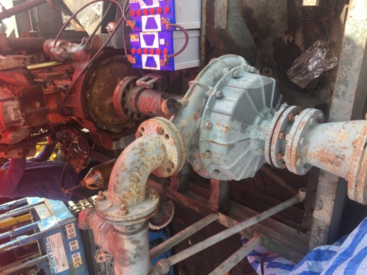 เครื่อง EK100  หมายเลข6  330แรง ติดปั้มน้ำแรงดันสูง (ขึ้นเขาได้ เข้า6นิ้ว ออก4นิ้ว) 2ใบพัด พร้อมใช้งาน สภาพดีเสียงเพราะ