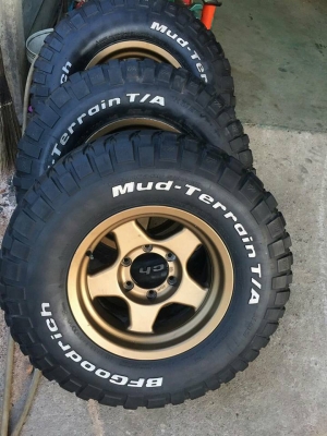 ล้อ แบรดเลย์ V แท้ 6/139 ขอบ 15*8 ET-5 สภาพสวยๆ 1ชุด