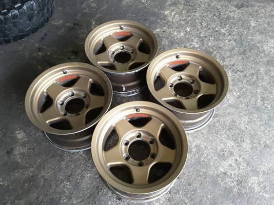 ล้อ แบรดเลย์ V แท้ 6/139 ขอบ 15*8 ET-5 สภาพสวยๆ 1ชุด