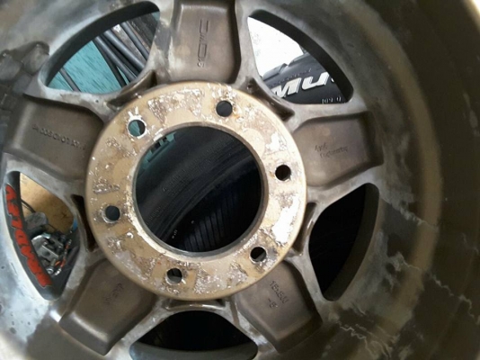 ล้อ แบรดเลย์ V แท้ 6/139 ขอบ 15*8 ET-5 สภาพสวยๆ 1ชุด