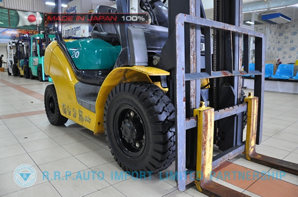 ขายรถโฟล์คลิฟท์มือสอง KOMATSU รุ่น FG20C-15-578814 นำเข้าจากประเทศญี่ปุ่น 100\% ไม่เคยใช้งานในไทย