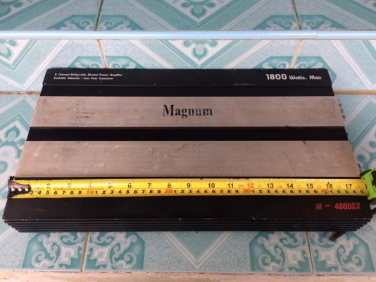 แอมป์คลาสเอบี2ch Magnum m-4800sx ยาว45เซน มือสองสภาพดี ไม่มีฝาหลัง ใช้งานปกติ เสียงดีมาก ขับกลางแหลม6-8ดอกกระจุยกระจาย ขาย 2150 บาท สนใจ0892425454 อยู่สระบุร แอมป์คลาสเอบี2ch Magnum m-4800sx ยาว45เซน มือสองสภาพดี ไม่มีฝาหลัง ใช้งานปกติ เสียงดีมาก ขับกลางแหลม6-8ดอกกระจุยกระจาย ขาย 2150 บาท สนใจ0892425454 อยู่สระบุร