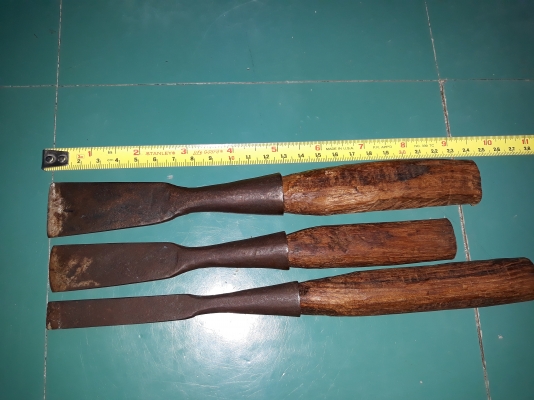 ขายสิ่วบ้องชุด3ด้าม เก่างานเจแปนมือสอง