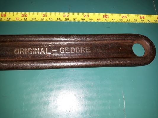 ขายประแจเลื่อนGEDORE 26" MADE IN GERMANY. งานเก่ามือสองสภาพดี