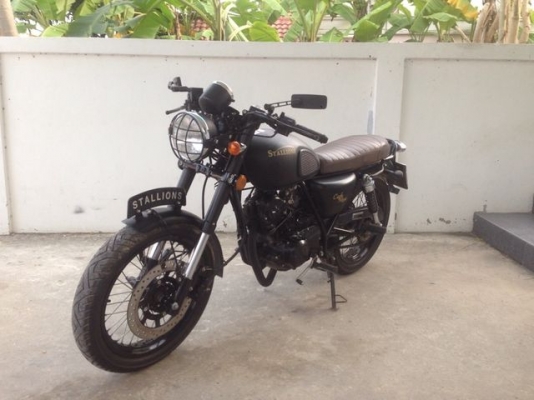 Stallions Centaur Cafe Mega ดำด้าน รุ่นพิเศษ รถ 10 เดือน ใหม่