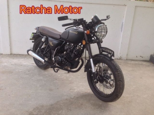 Stallions Centaur Cafe Mega ดำด้าน รุ่นพิเศษ รถ 10 เดือน ใหม่