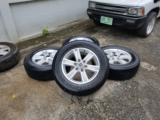 ล้อ isuzu 1.9 ขอบ 18พร้อมยางปี16