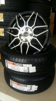 ขายล้อแม็กใหม่ 15" งาน auto options, naya + น็อตเรย์ + จุ๊ปสี + แหวนกันสั่นร้าน ก.เจริญการยางครับ 081-3747940