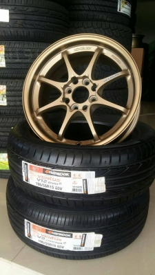 ขายล้อแม็กใหม่ 15" งาน auto options, naya + น็อตเรย์ + จุ๊ปสี + แหวนกันสั่นร้าน ก.เจริญการยางครับ 081-3747940