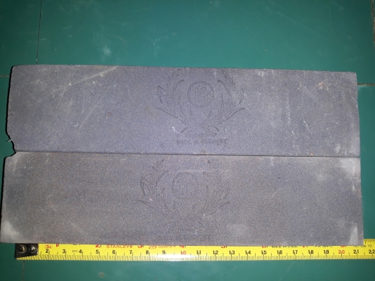 ขายหินลับมีดตรารวงข้าวMADE IN GERMANY.ใหม่เก่าเก็บมีตำหนิบิ่นมุม