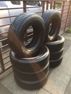 ยาง Bridgestone 245 70 16 ปี17 มี2ชุด ดอกเต็ม ไม่มีปะ เนื้อนิ่มๆ ใช้ยาว ราคาไม่แพง ยาง Bridgestone 245 70 16 ปี17 มี2ชุด ดอกเต็ม ไม่มีปะ เนื้อนิ่มๆ ใช้ยาว ราคาไม่แพง