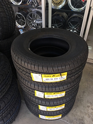 ยางใหม่ขอบ16 265-70-R16 Giti 4x4 HT150ยางดีมีรับประกัน เส้นละ2900