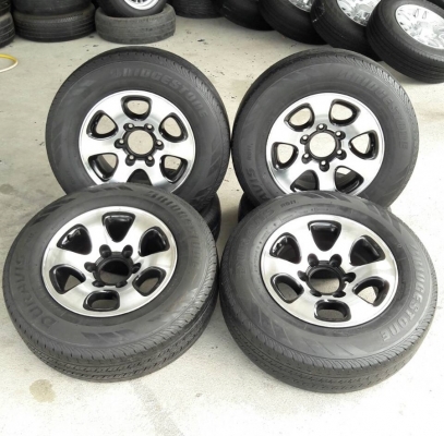 ล้อRacing Wheels 6รู  ขอบ15  พร้อมยาง215/70/15  ปี15  4 ล้อ