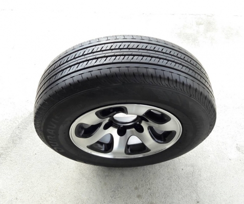 ล้อRacing Wheels 6รู  ขอบ15  พร้อมยาง215/70/15  ปี15  4 ล้อ