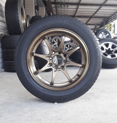 ขายล้อCE28 ขอบ15 4รู100-114  ยางปี14  4ล้อ