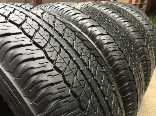 ยาง Dunlop 265 60 18 ปี16 ดอกเต็ม ไม่มีปะ เนื้อนิ่มๆ ใช้ยาว ราคาไม่แพง ยาง Dunlop 265 60 18 ปี16 ดอกเต็ม ไม่มีปะ เนื้อนิ่มๆ ใช้ยาว ราคาไม่แพง