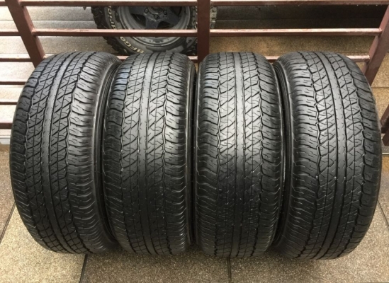 ยาง Dunlop 265 60 18 ปี16 ดอกเต็ม ไม่มีปะ เนื้อนิ่มๆ ใช้ยาว ราคาไม่แพง ยาง Dunlop 265 60 18 ปี16 ดอกเต็ม ไม่มีปะ เนื้อนิ่มๆ ใช้ยาว ราคาไม่แพง