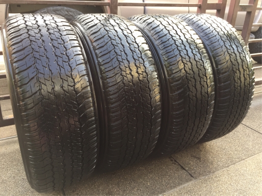 ยาง Dunlop 265 60 18 ปี16 ดอกเต็ม ไม่มีปะ เนื้อนิ่มๆ ใช้ยาว ราคาไม่แพง ยาง Dunlop 265 60 18 ปี16 ดอกเต็ม ไม่มีปะ เนื้อนิ่มๆ ใช้ยาว ราคาไม่แพง