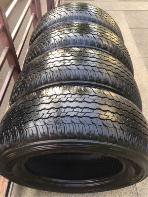 ยาง Dunlop 265 60 18 ปี16 ดอกเต็ม ไม่มีปะ เนื้อนิ่มๆ ใช้ยาว ราคาไม่แพง ยาง Dunlop 265 60 18 ปี16 ดอกเต็ม ไม่มีปะ เนื้อนิ่มๆ ใช้ยาว ราคาไม่แพง