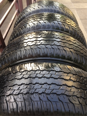 ยาง Dunlop 265 60 18 ปี16 ดอกเต็ม ไม่มีปะ เนื้อนิ่มๆ ใช้ยาว ราคาไม่แพง ยาง Dunlop 265 60 18 ปี16 ดอกเต็ม ไม่มีปะ เนื้อนิ่มๆ ใช้ยาว ราคาไม่แพง