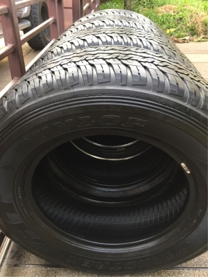 ยาง Dunlop 265 65 17 ปี16 ดอกเต็ม ไม่มีปะ เนื้อนิ่มๆ ใช้ยาว ราคาไม่แพง