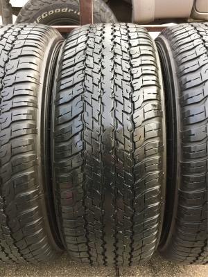 ยาง Dunlop 265 65 17 ปี16 ดอกเต็ม ไม่มีปะ เนื้อนิ่มๆ ใช้ยาว ราคาไม่แพง