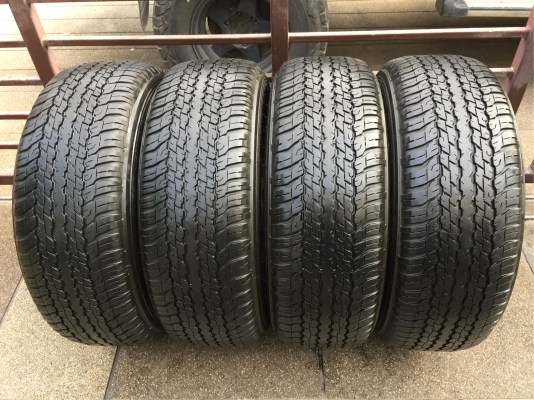 ยาง Dunlop 265 65 17 ปี16 ดอกเต็ม ไม่มีปะ เนื้อนิ่มๆ ใช้ยาว ราคาไม่แพง