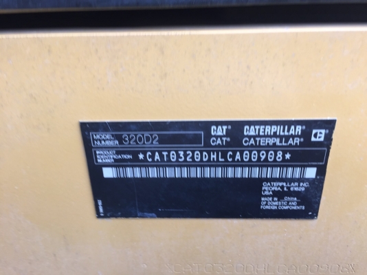 ขายดาวน์หรือตัดสด..CAT320D usa 847ชั่วโมง รถฝากจอดไว้นาน8เดือนไม่ได้ใช้