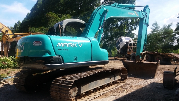 sk120-5ไฟฟ้าครบ โซ่ช่วงล่างใหม่ บุ๋งกี๋ใหม่ มีเล่มทะเบียน