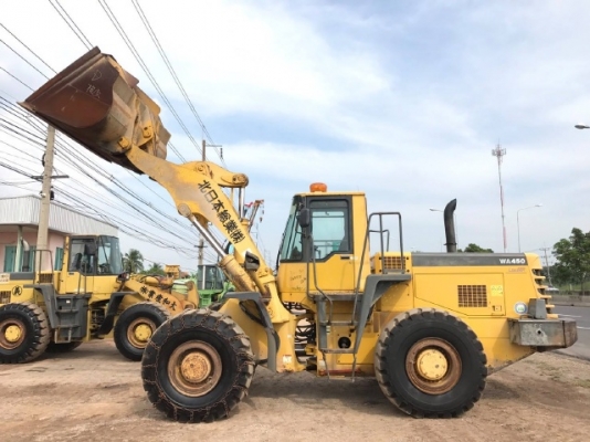 ขายรถตักล้อยาง KOMATSU WA450-3E รถนอกนำเข้าจากญี่ปุ่น สภาพสวยพร้อมใช้งาน มีVDOการทำงานครับ