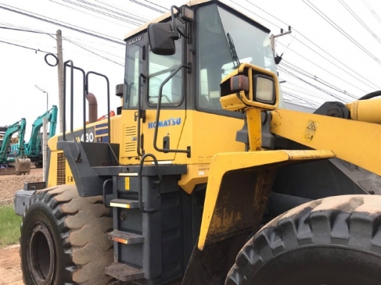 ขายรถตักล้อยาง KOMATSU WA430-5 รถนอกนำเข้าจากญี่ปุ่น สภาพสวยพร้อมใช้งาน มีVDOการทำงานครับ