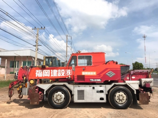 ขายรถเครน TADANO TR80M-1 รถนอกนำเข้าจากญี่ปุ่น สภาพสวยพร้อมใช้ มีVDOการทำงานครับ