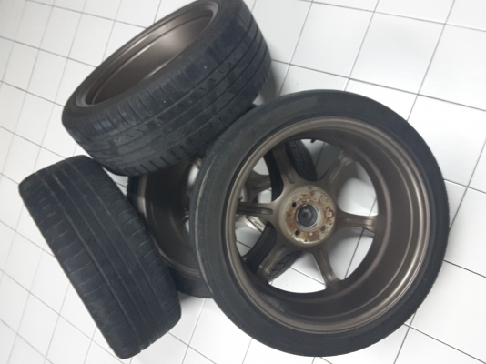 ขายล้อแม็กแท้ JAPAN DESIGN  SSR Type C แท้ ขอบ 17 กว้าง 7พร้อมยางขนาด 205/45ZR17 88W XL  4/100 อ็อฟ 40