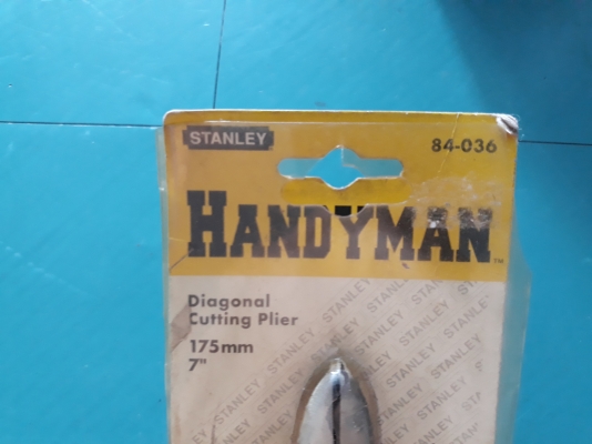 ขายคีมตัดสายไฟSTANLEY HANDYMAN MADE IN USA.ใหม่เก่าเก็บ
