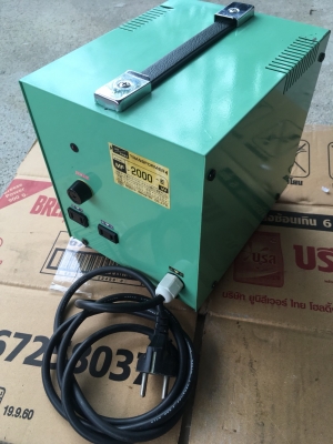 หม้อแปลงไฟ100v ขนาด 2,000w ของ NISSYO (Japan)