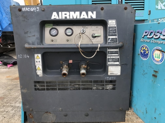 ปั้มลม AIRMAN PDS90S ขนาด 90 cfm สภาพสวย จากญี่ปุ่น